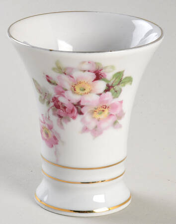 Wild Rose Scalloped (Coupe) 3" Vase