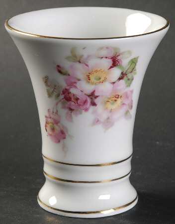Wild Rose Scalloped (Coupe) 4" Vase