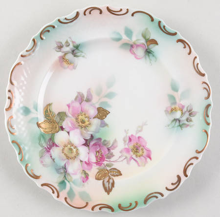 Wild Rose (Scallop, Rim, Embossed) Salad Plate