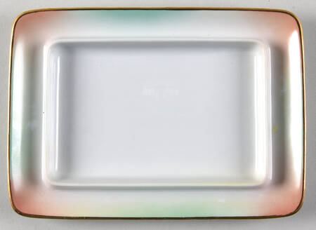 Wild Rose (Scallop, Rim, Embossed) Rectangular Butter No Lid