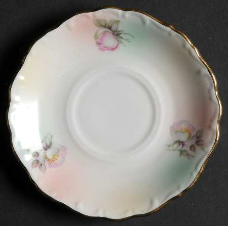 Wild Rose (Scallop, Rim, Embossed) Saucer for Demitasse Cup