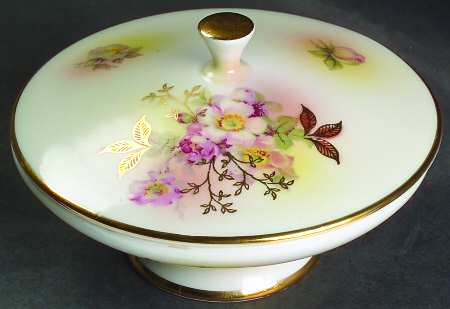 Wild Rose (Smooth) Sugar Bowl & Lid