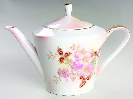 Wild Rose (Smooth) Teapot & Lid