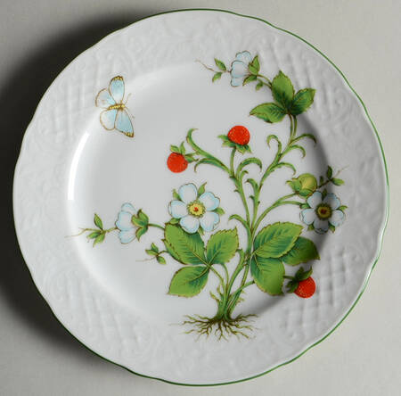 Wild Strawberry Salad Plate