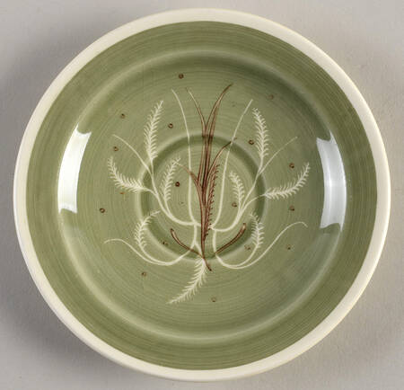 Chinese Fern Green Saucer
