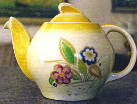 Nosegay Yellow Teapot & Lid