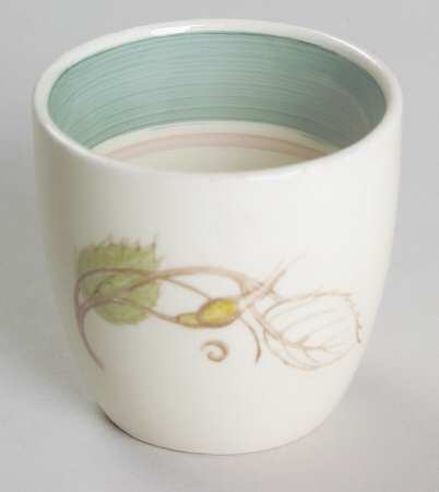 Patricia Rose Green (Green Rim, Pink Ring) Single Egg Cup