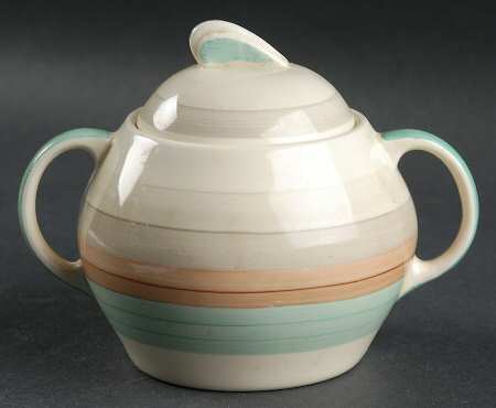 Wedding Ring Sugar Bowl & Lid