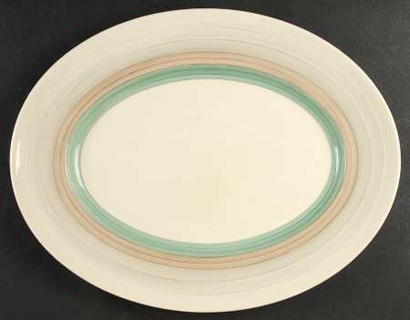 Wedding Ring 16" Oval Serving Platter
