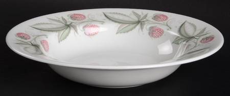 Wild Strawberry Rim Soup Bowl