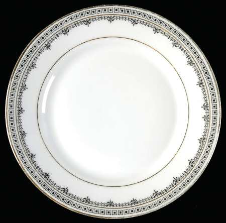 Domino Bread & Butter Plate