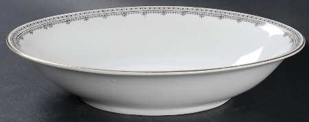 Domino 9" Oval Vegetable Bowl