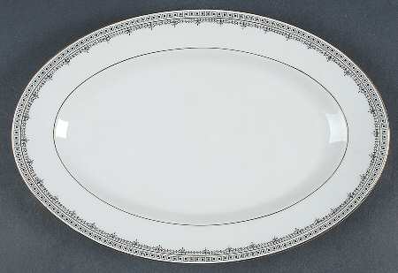 Domino 11" Oval Serving Platter
