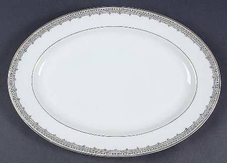 Domino 13" Oval Serving Platter