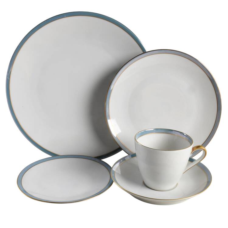 Spring Blue 5 Piece Place Setting
