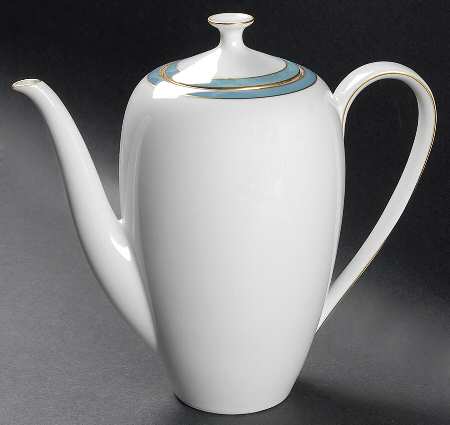 Spring Blue Coffee Pot & Lid