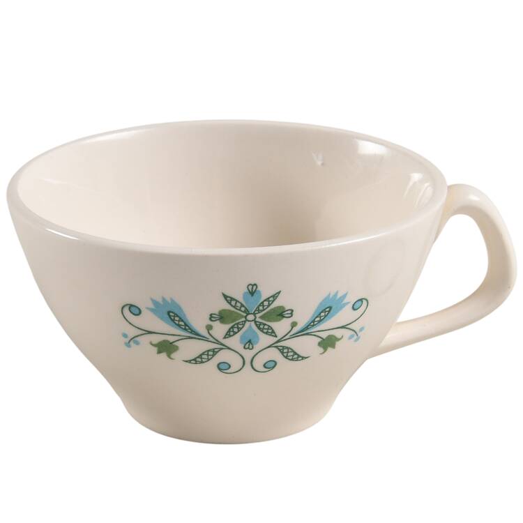Blue Leaf Flat Cup