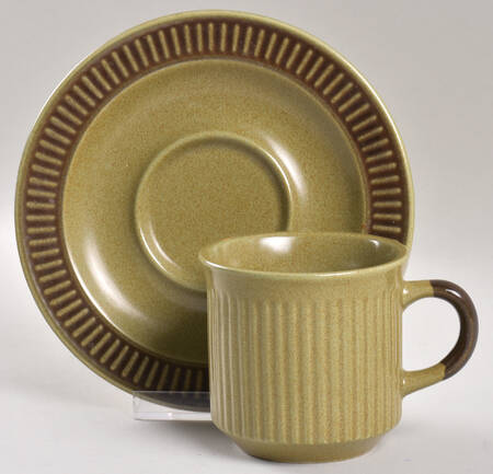 Cactus Footed Cup & Saucer Set by Sears