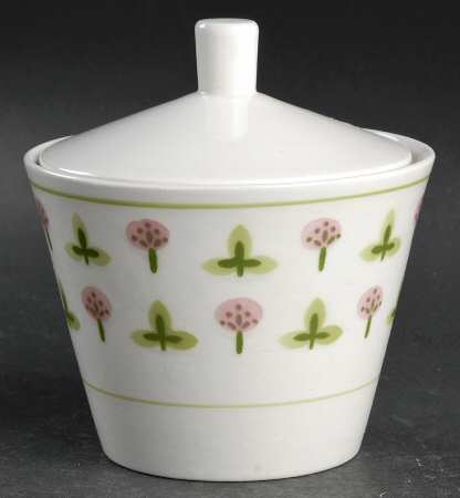Clover Sugar Bowl & Lid