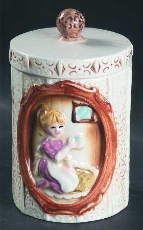 Country Coordinates Tea Canister & Lid