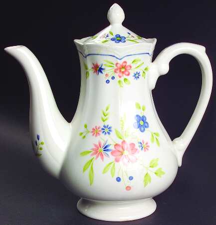 Country French Coffee Pot & Lid