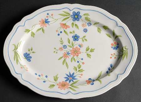 Country French 13" Oval Serving Platter