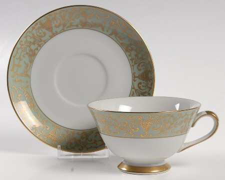 Coronation Footed Cup & Saucer Set