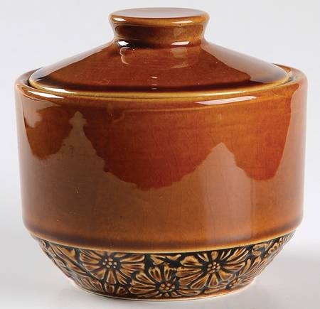 Daisy Sugar Bowl & Lid