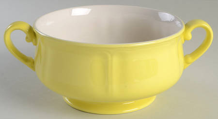Federalist Lemon Yellow (4236) Round Vegetable No Lid