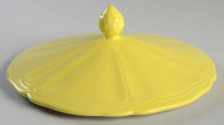 Federalist Lemon Yellow (4236) Lid for Round Vegetable