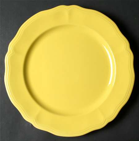 Federalist Lemon Yellow (4236) 12" Chop Plate (Round Platter)