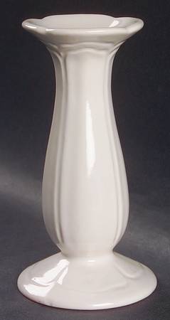 Federalist White 6" Candlestick