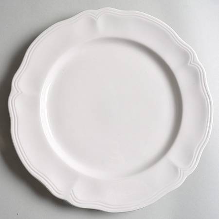 Federalist White 12" Chop Plate (Round Platter)