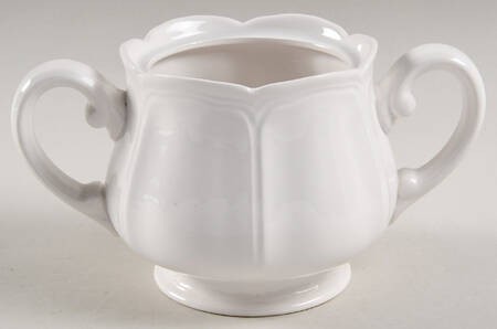 Federalist White Sugar Bowl No Lid