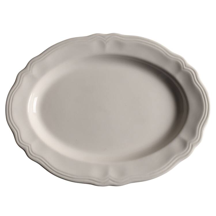 Federalist White 12" Oval Serving Platter