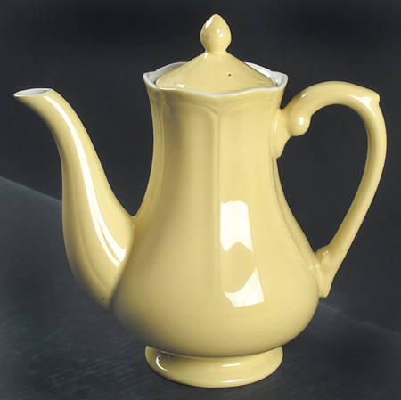 Federalist Buttercup Yellow (4239) Coffee Pot & Lid