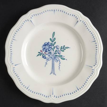 Floral Bouquet Salad Plate