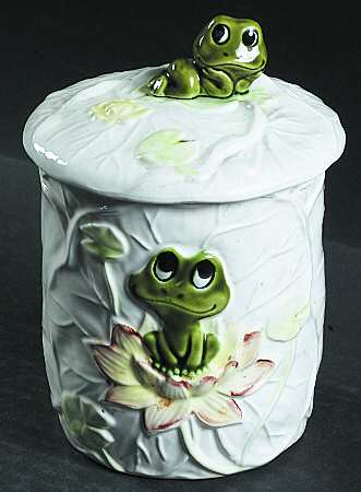 Frog Family Small Canister & Lid