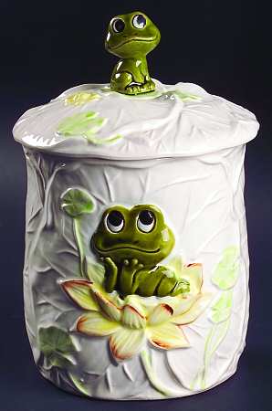 Frog Family Medium Canister & Lid