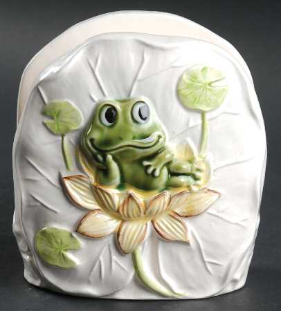 Frog Family Napkin Holder