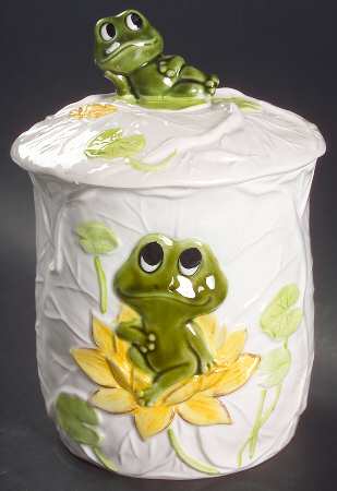 Frog Family Large Canister & Lid