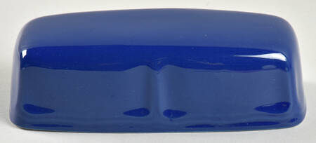 Lancaster Calico Blue Lid for 1/4 Lb Butter