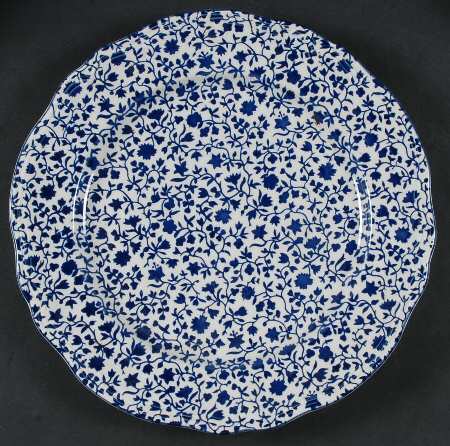 Lancaster Calico Blue 12" Chop Plate (Round Platter) by Sears