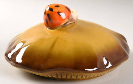 Merry Mushroom Lid for Cookie Jar