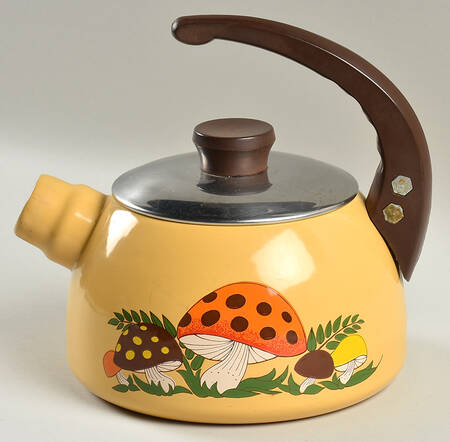 Merry Mushroom Metal Kettle & Lid