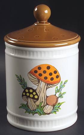 Merry Mushroom Extra Large Canister & Lid