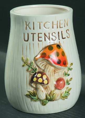 Merry Mushroom Utensil Holder