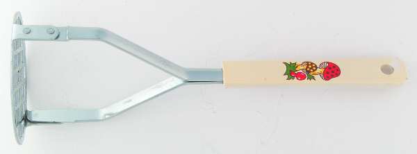 Merry Mushroom Metalpotato Masher with Plastic Handle