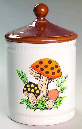 Merry Mushroom Medium Canister & Lid