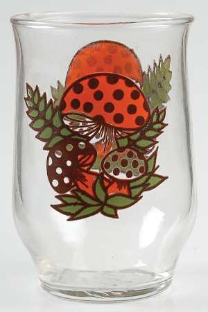 Merry Mushroom 6 Oz Glassware Juice